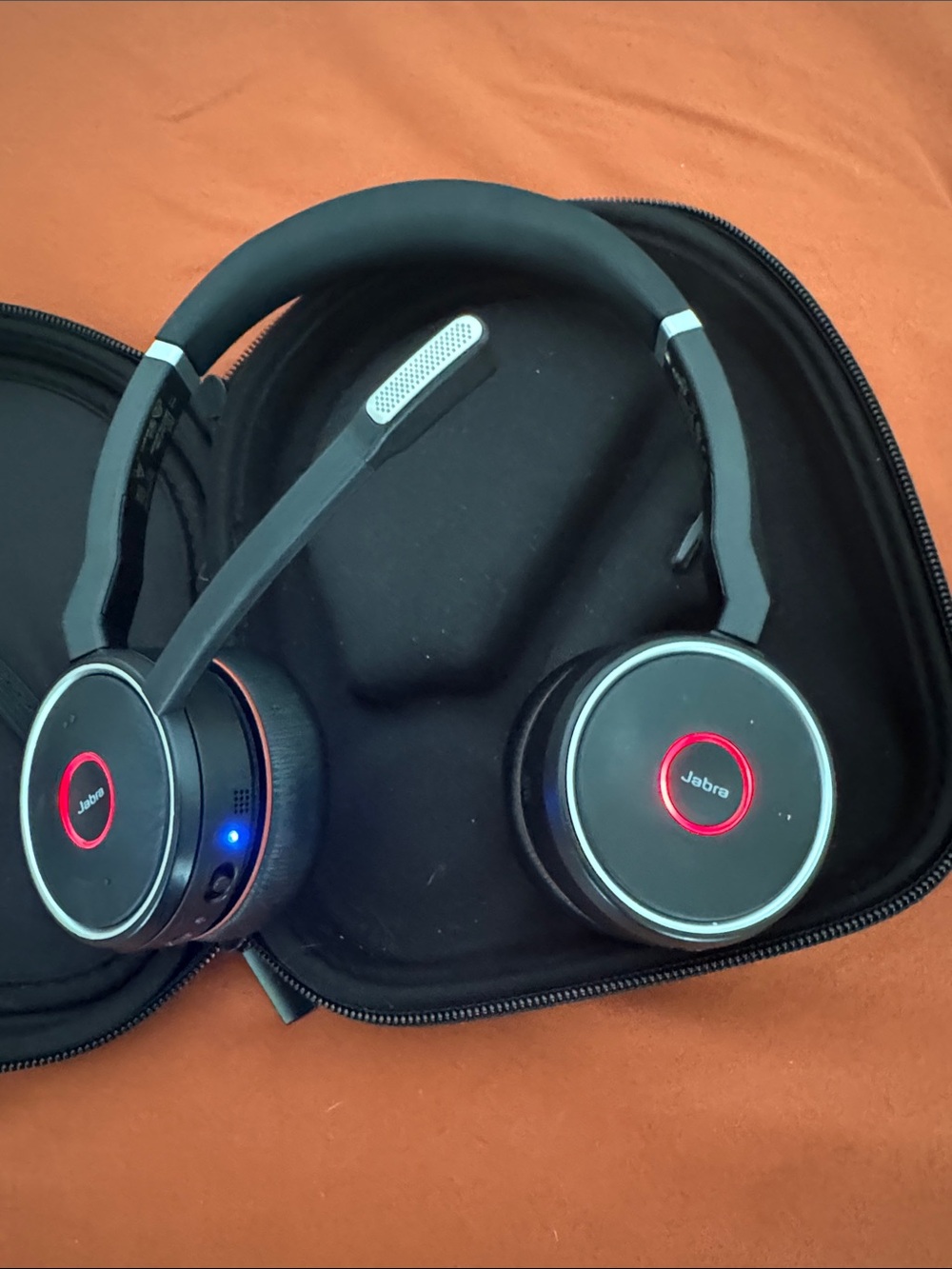 Jabra Evolve 75 Wireless Bluetooth Stereo Headset with Hard Case